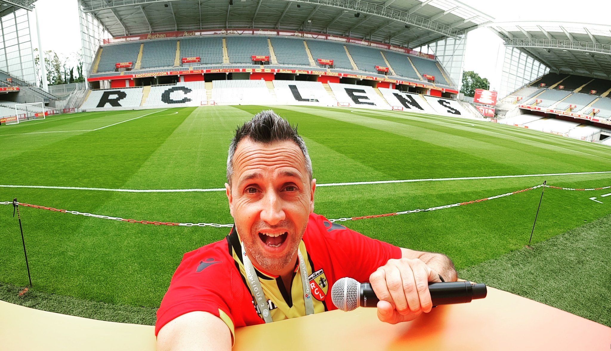 Cyril Jamet, speaker du RC Lens : “Je suis tombé amoureux de ce club”