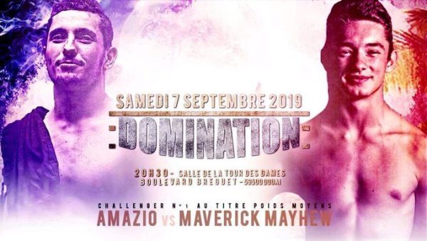 Maverick Mayhew face à Amazio annoncé pour CACC Domination
