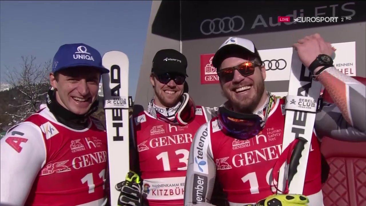 Kjetil Jansrud gagne le Super G de Kitzbühel
