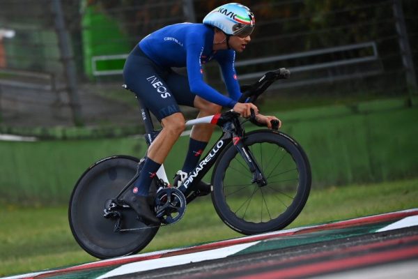 Filippo Ganna remporte le contre-la-montre lors des championnats du monde