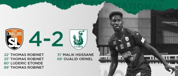 National (J14) : au terme d’un match fou, Sète s’incline 4 buts à 2 sur la pelouse de Laval