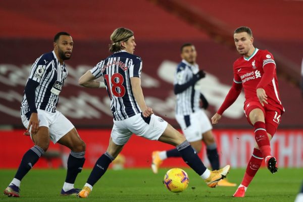 Premier League : Liverpool concède le match nul face à West Bromwich