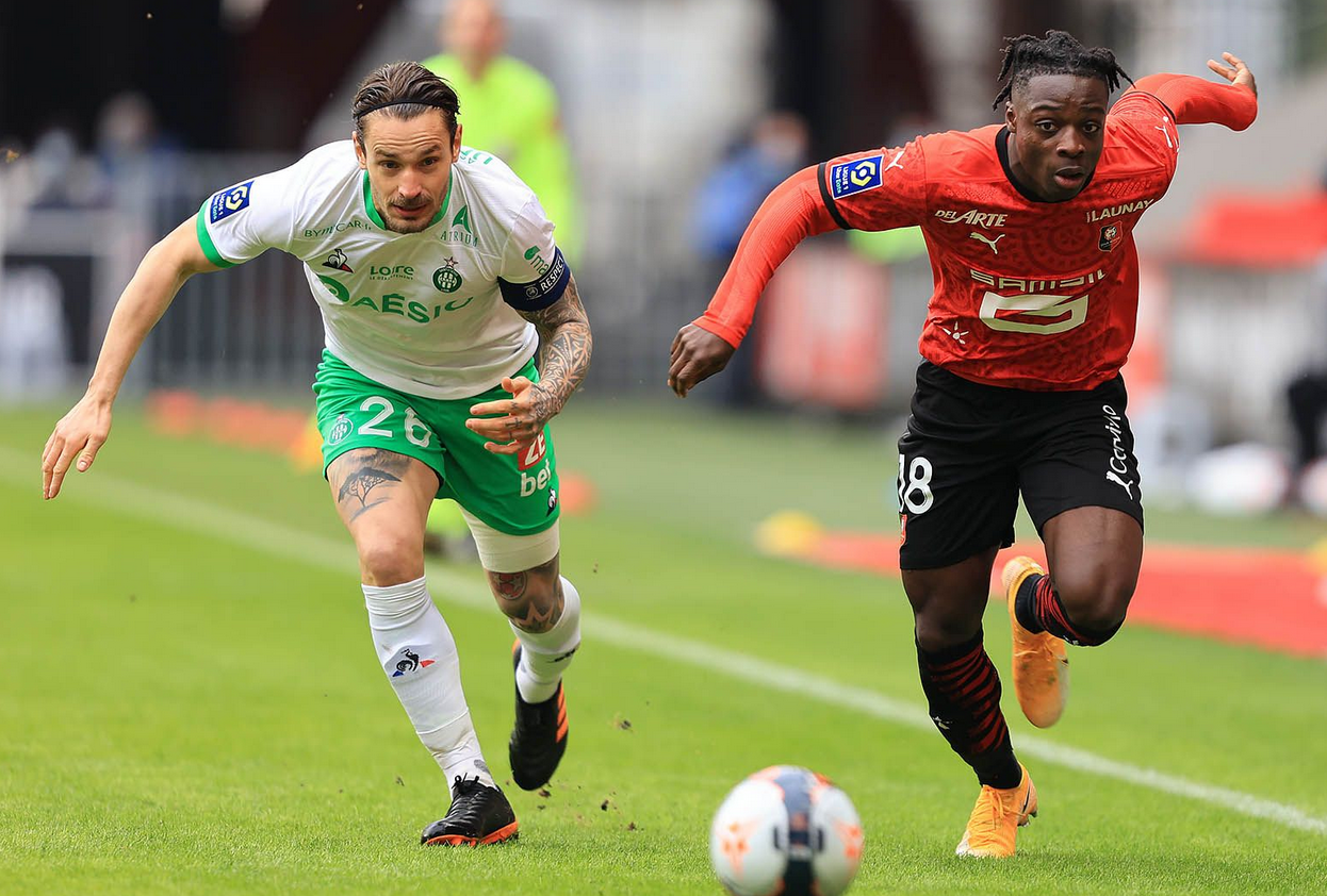 Saint-Étienne se donne de l’air à Rennes