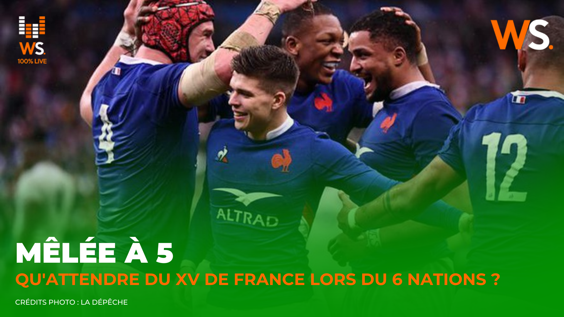 Mêlée à 5 : les Bleus débutent en Italie, Montpellier en danger, Brive sur sa lancée !