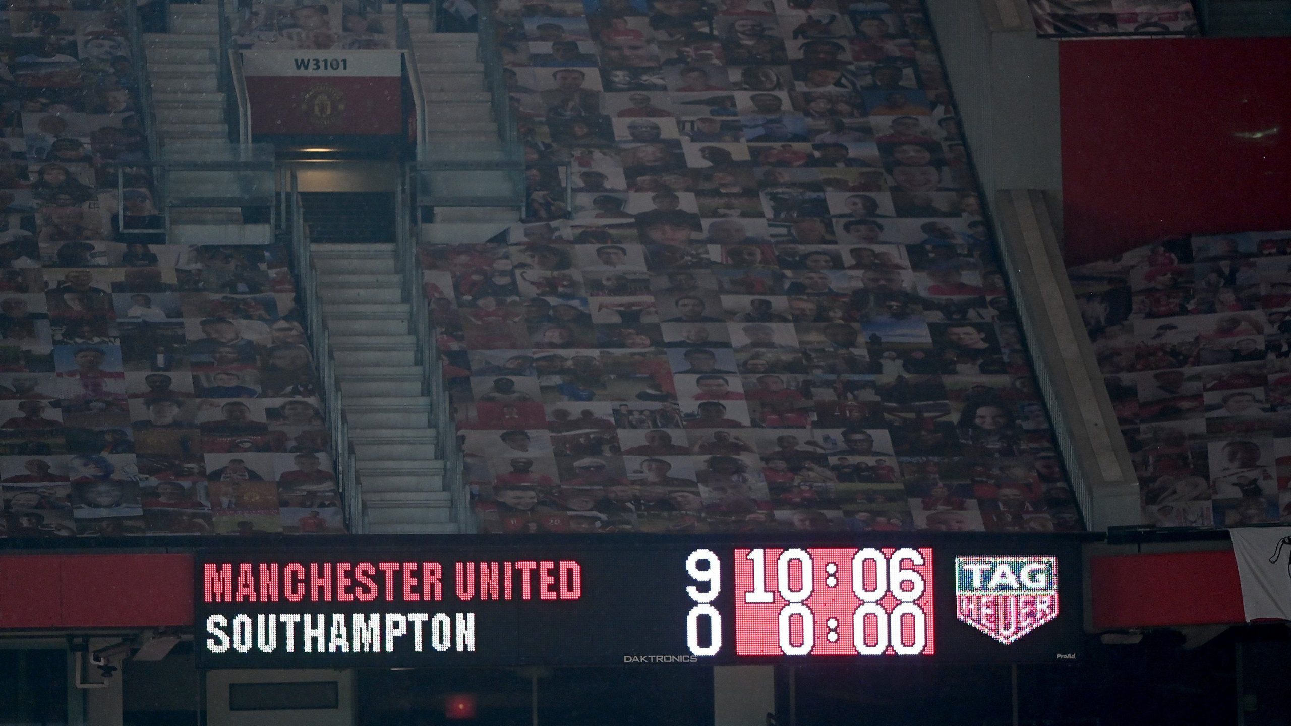 Démonstration de Manchester United face à Southampton