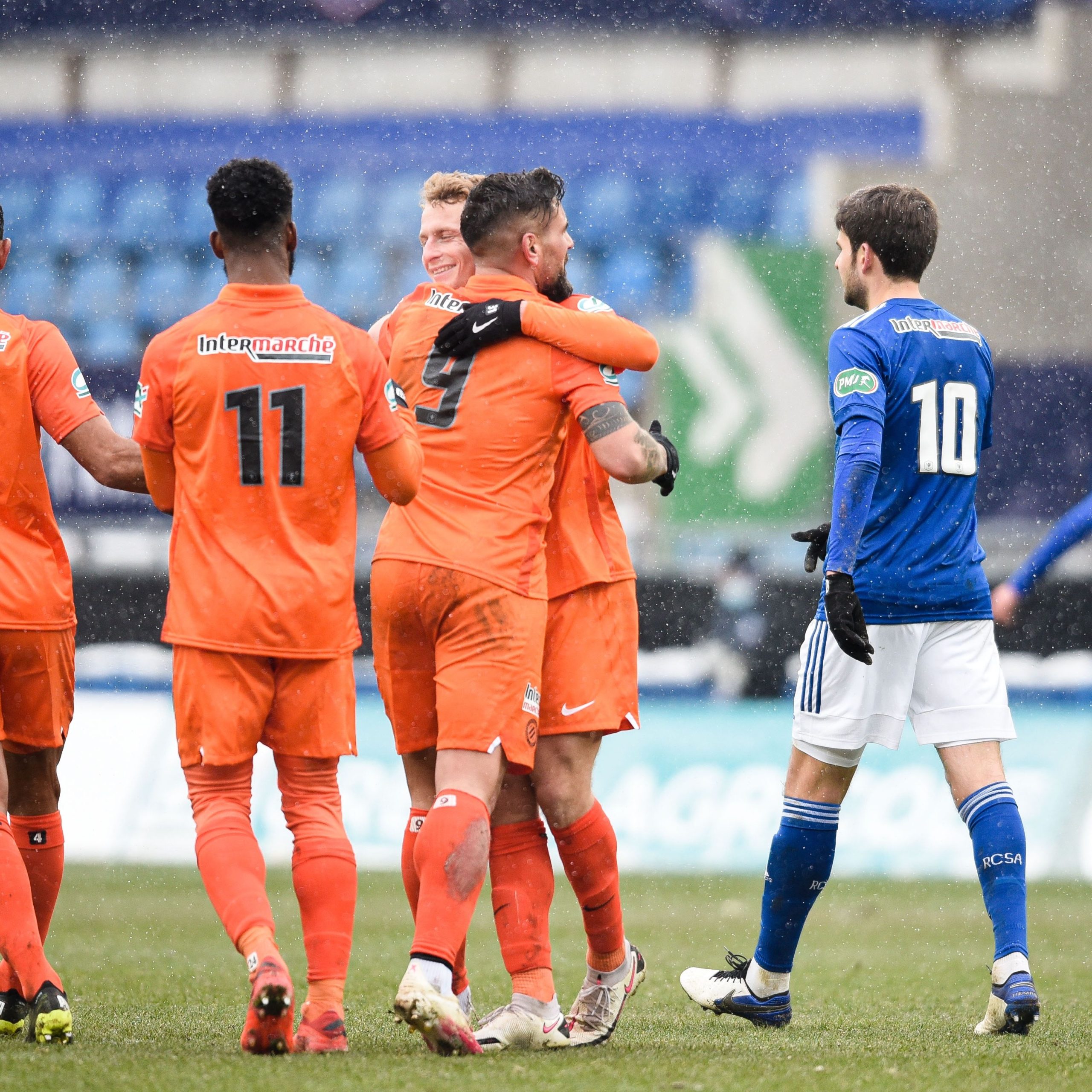 Montpellier se qualifie face au RC Strasbourg