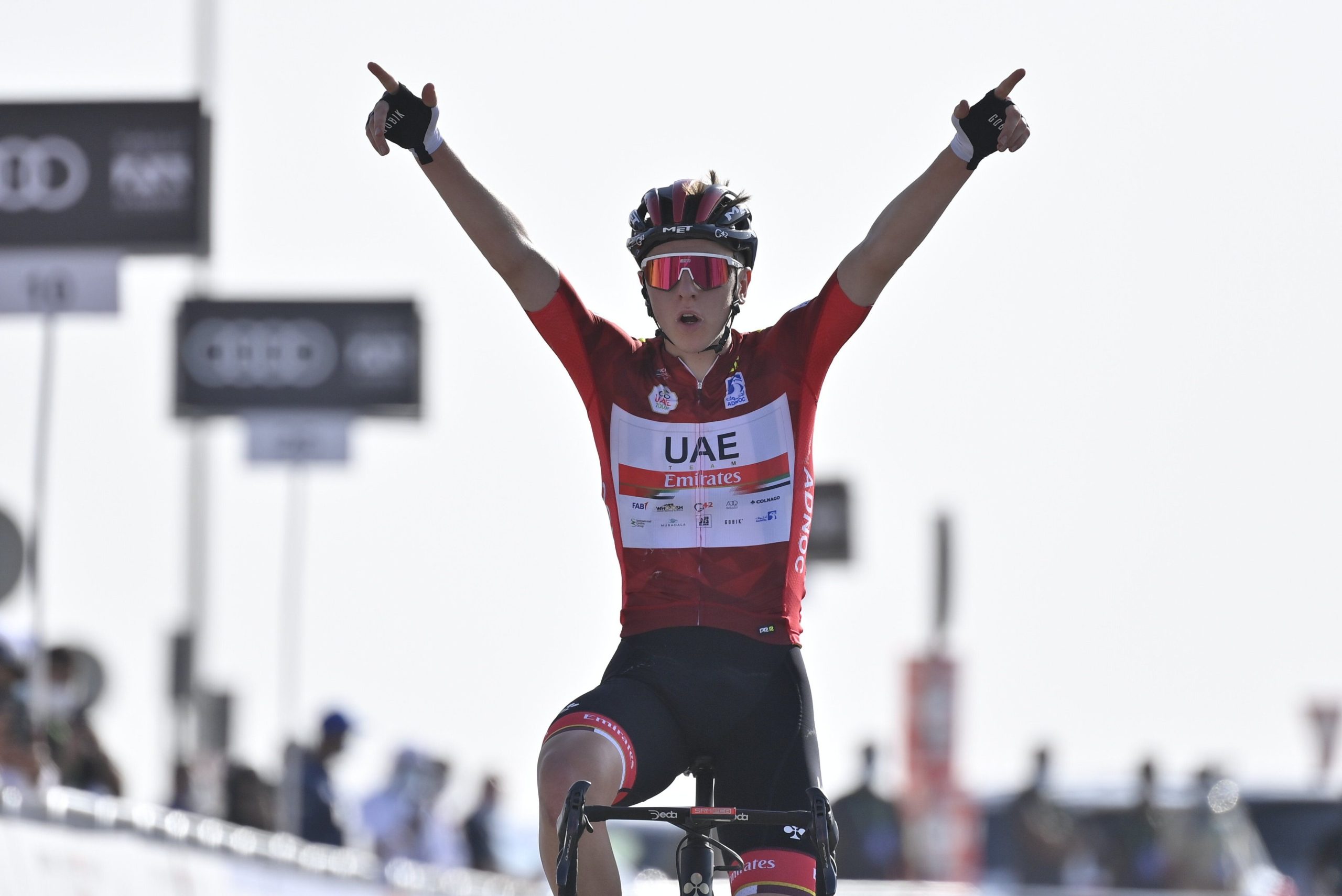 UAE Tour – Etape 3 : Tadej Pogačar devant Adam Yates