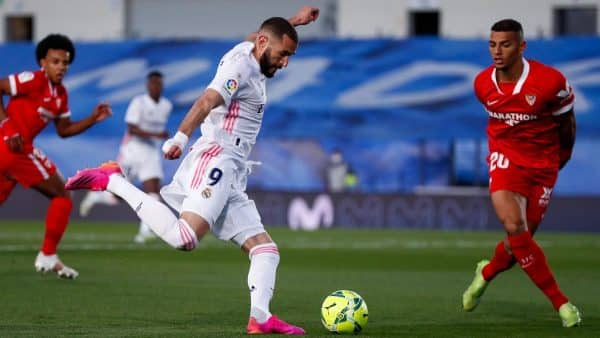 Liga (J35) : le Real Madrid arrache le nul contre Séville (2-2)