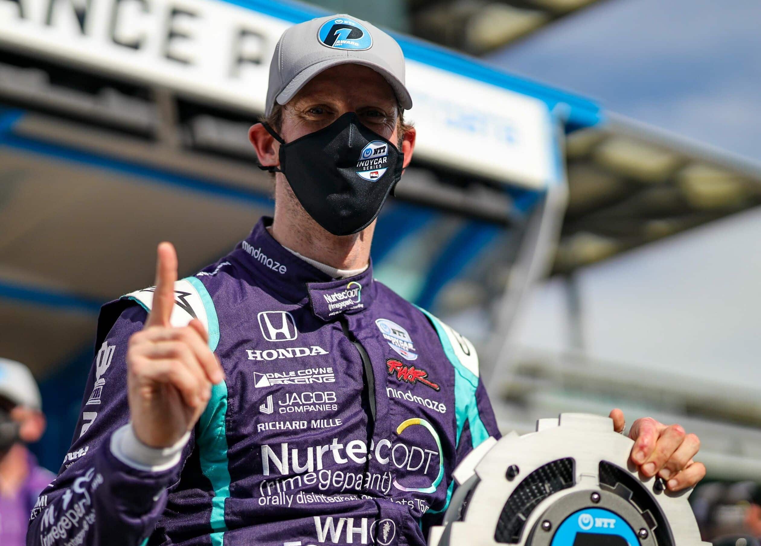 Grosjean décroche sa première pole position en IndyCar