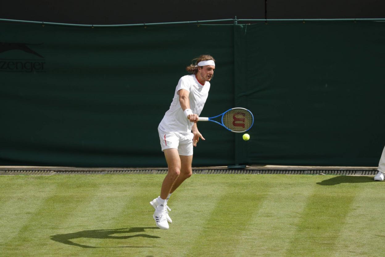 Wimbledon (H) : Rublev qualifié, Tsitsipás éliminé