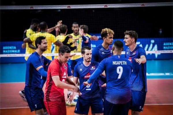 Volley – Ligue des nations : la France étrillée par le Brésil aux portes de la finale (3-0)