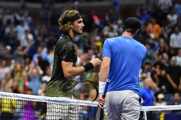US Open (H) : Tsitsipás résiste à un immense Murray et passe au deuxième tour