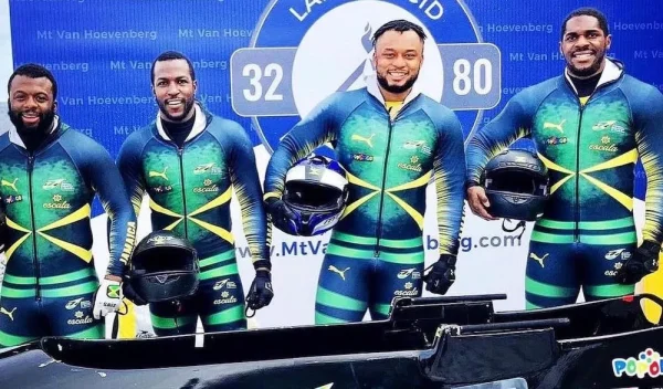 JO d’hiver 2022 : L’équipe Jamaïcaine de Bobsleigh débarque à Pekin