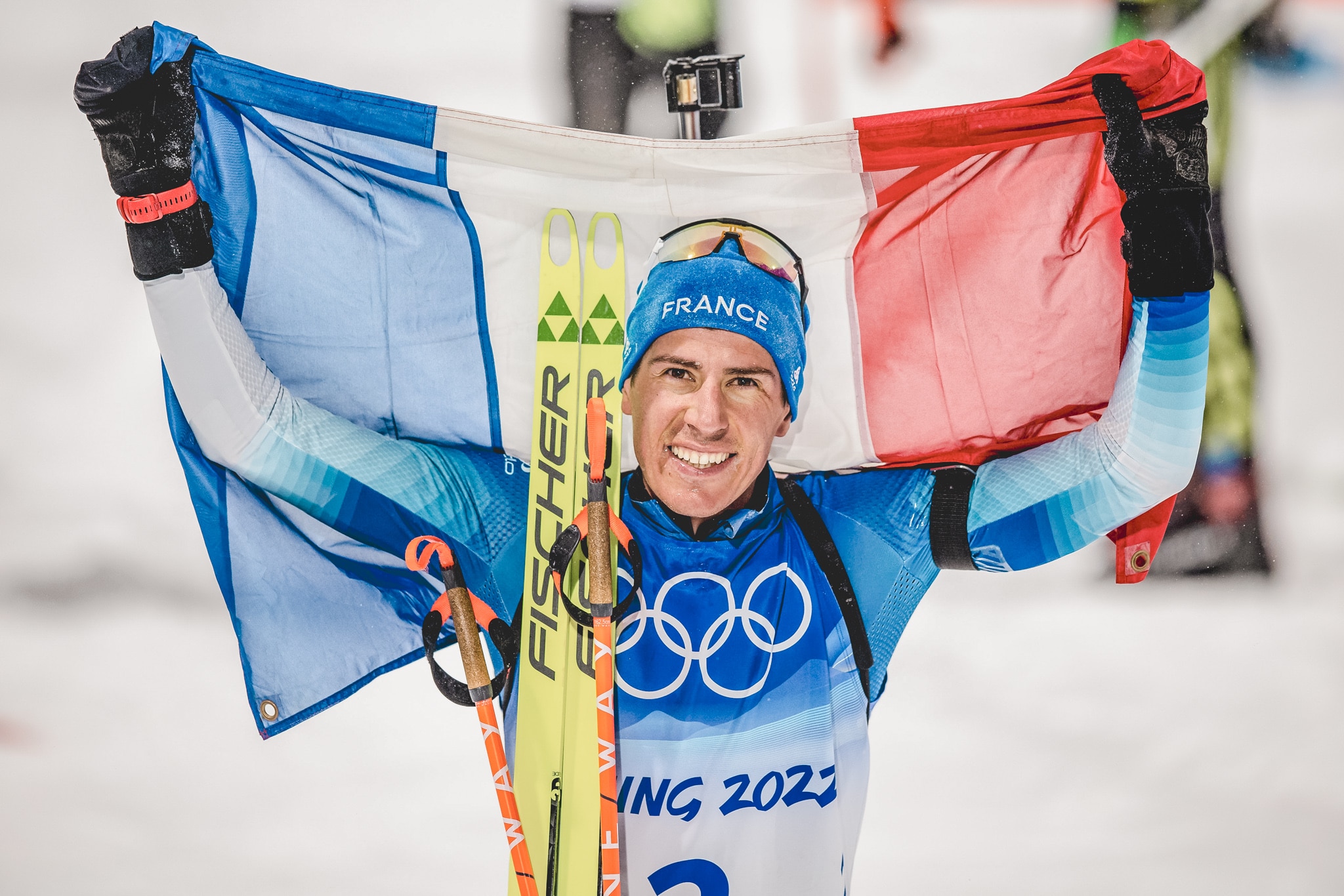 Quentin Fillon Maillet à la chasse au gros Globe