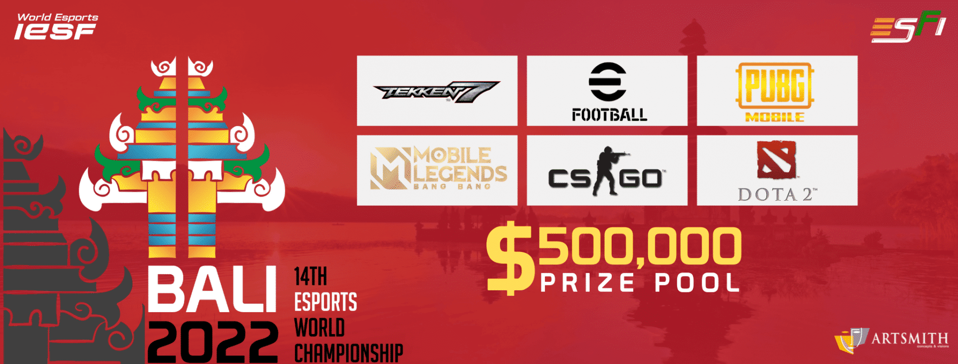 La cagnotte des championnats mondiaux d’esports de l’IESF est multipliée par 10 et passe à 500 000 $.