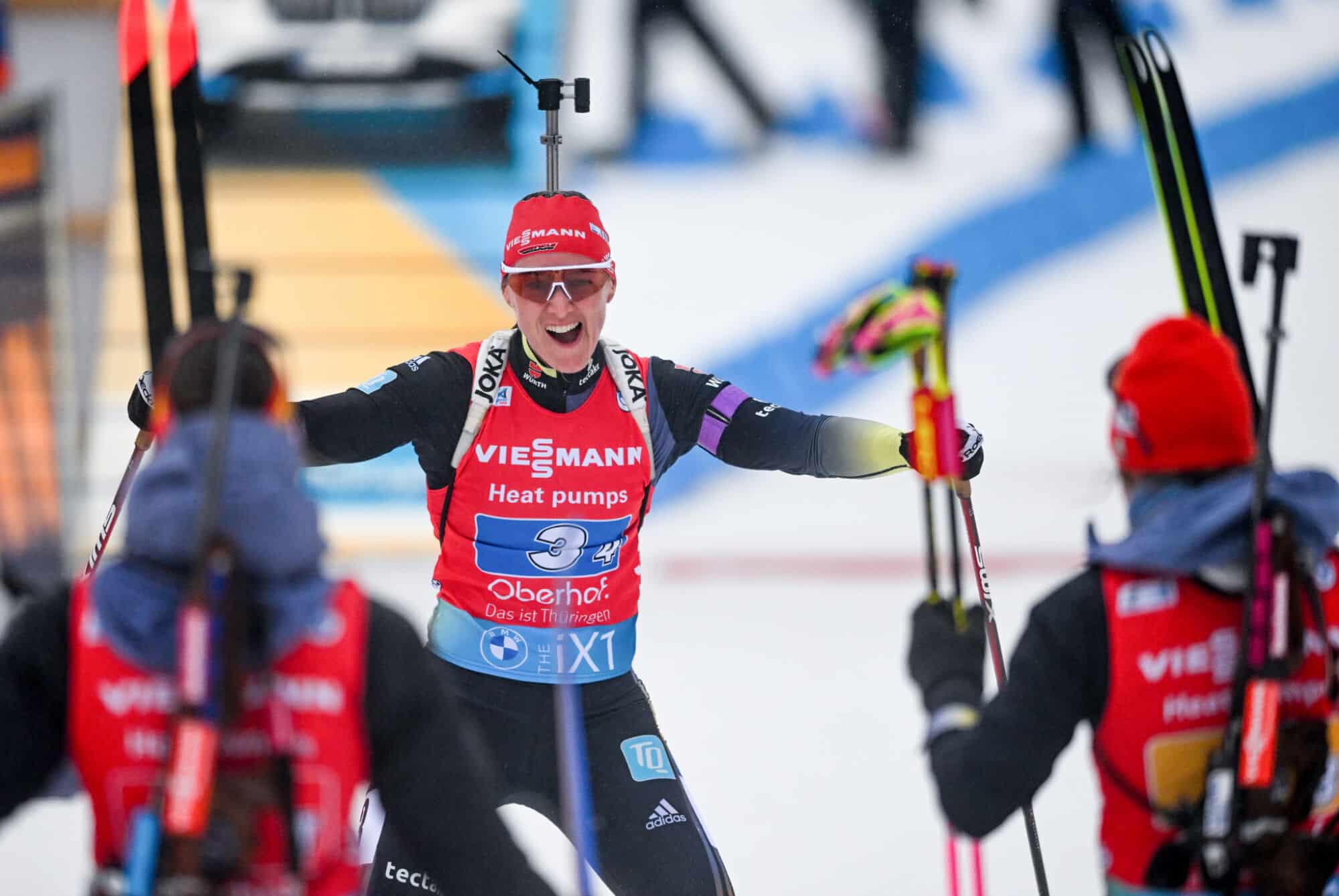 Biathlon Holmenkollen 2023 – Sprint Femmes : Herrmann-Wick triomphe, Simon savoure