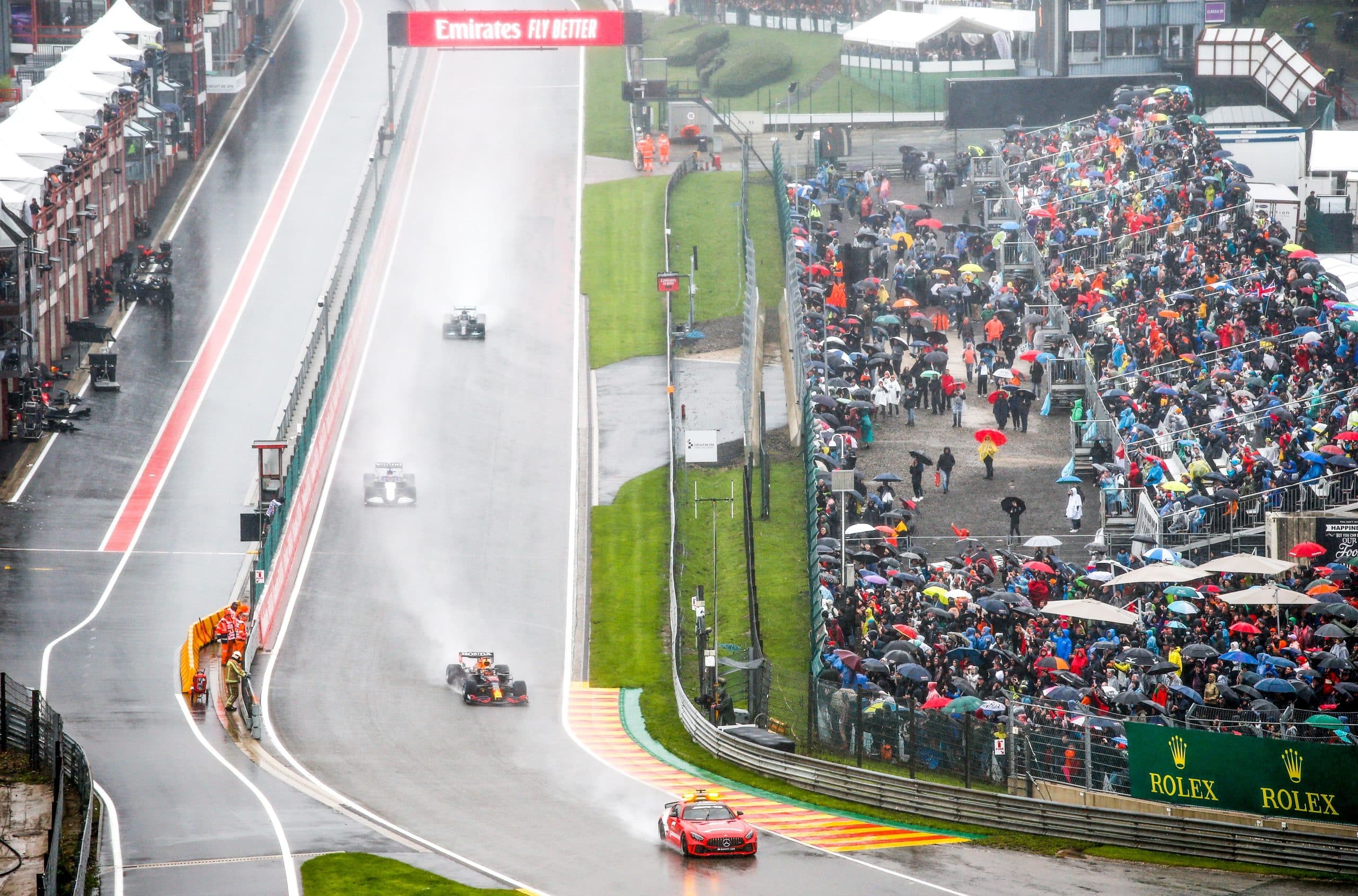 F1 : Que de la pluie ! Le bulletin météo du GP de Belgique