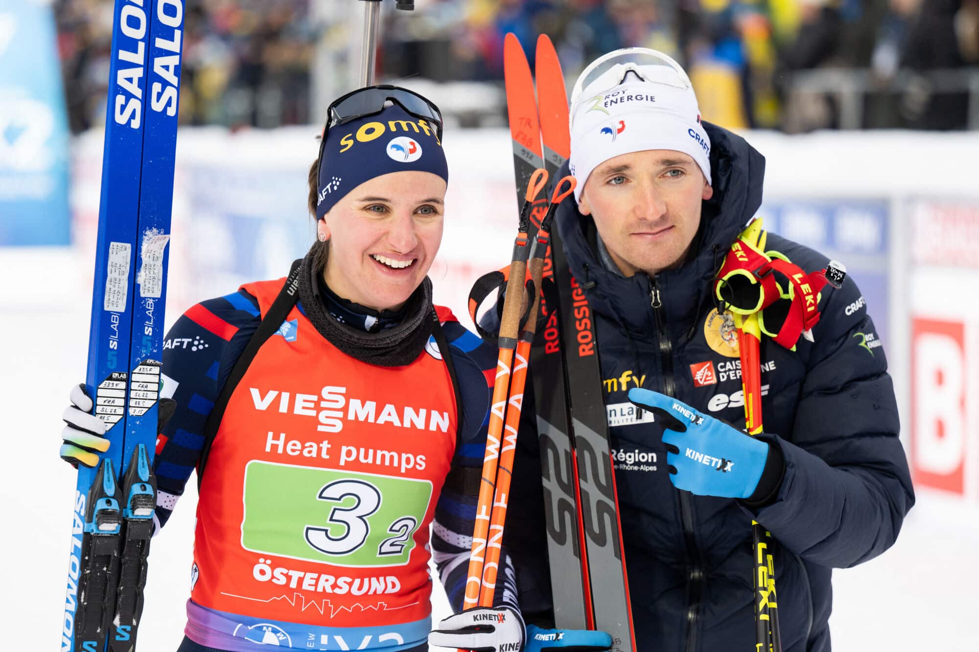 Biathlon : Julia Simon soulagée après sa troisième place sur le relais mixte simple