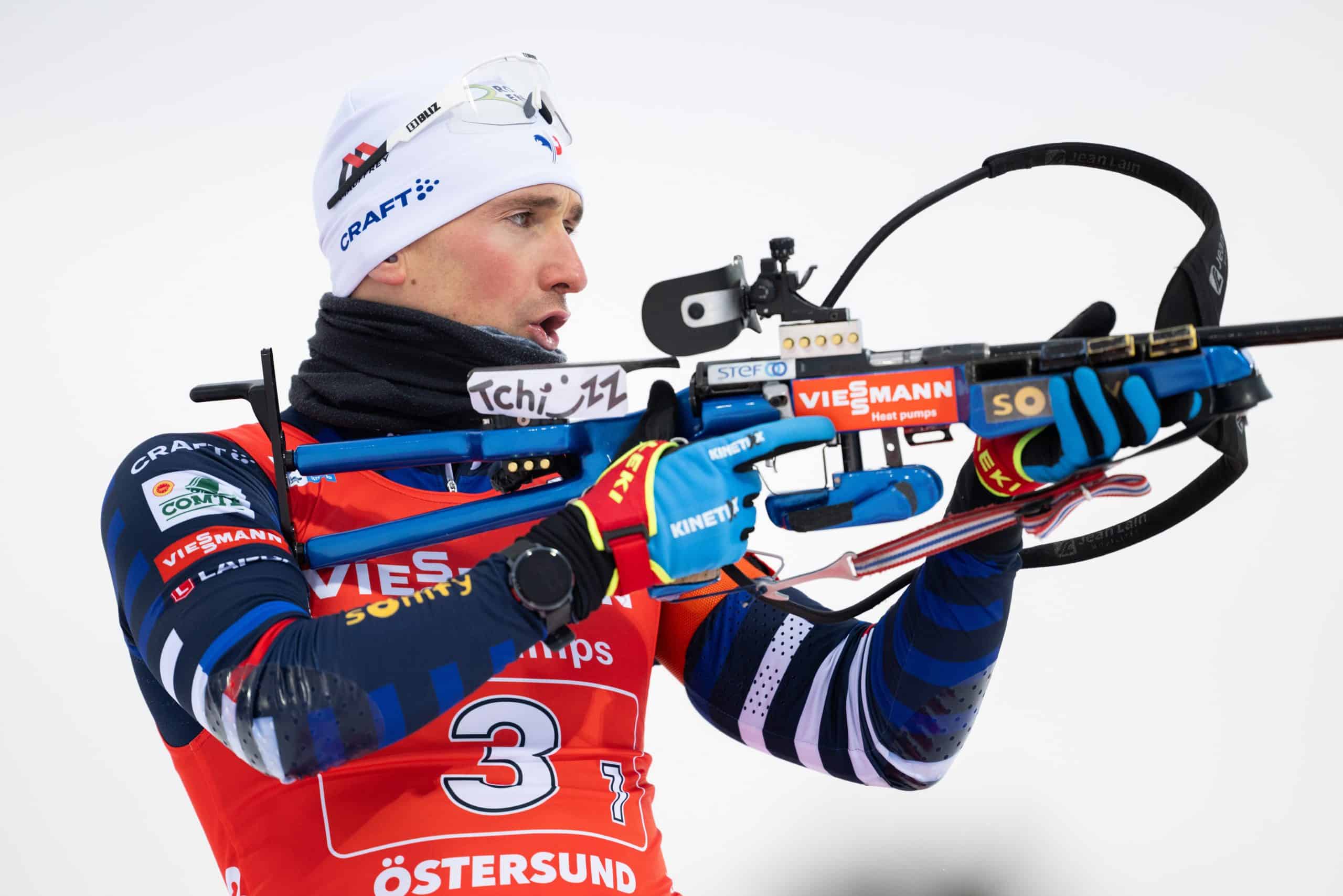 Biathlon Östersund 2023 : le relais mixte simple tricolore sur le podium !