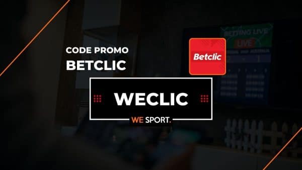 Code promo Betclic WECLIC : Bonus de 100 € en feebet sur le sport en Décembre 2025