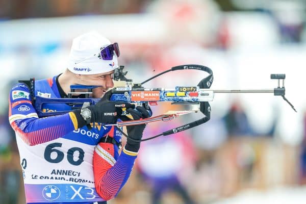 Biathlon Le Grand Bornand 2024 : classement poursuite hommes